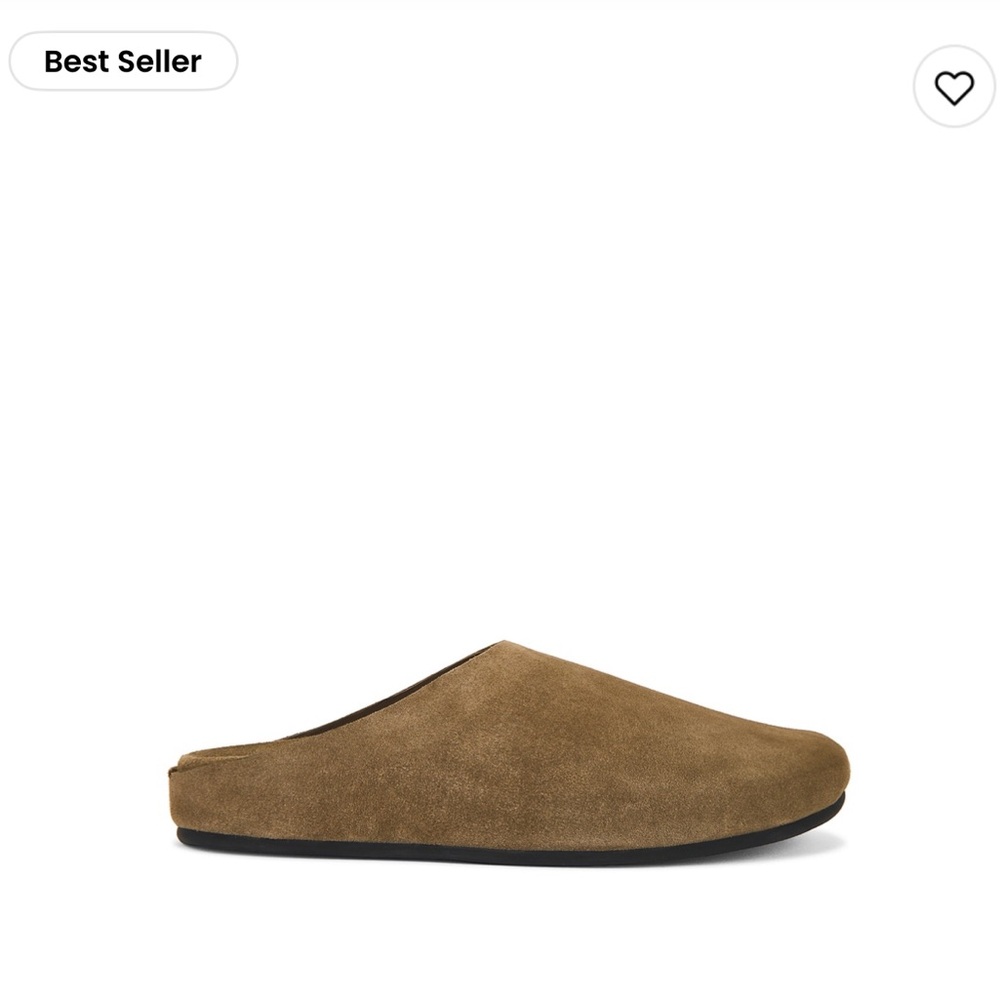 Jeffrey Campbell Brown Suede Slip-On Mule